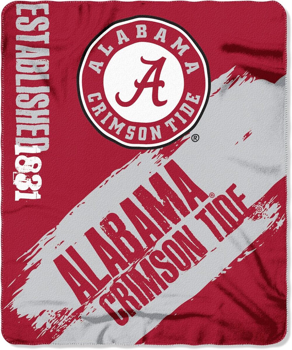 Northwest NCAA Alabama Crimson Tide Unisex-Adult Fleece Throw Blanket